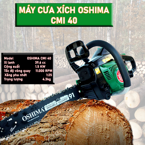 MÁY CƯA XÍCH TỈA CÀNH OSHIMA CMI 40 - H