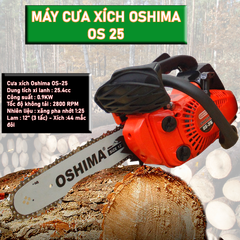 MÁY CƯA XÍCH TỈA CÀNH OSHIMA OS 25