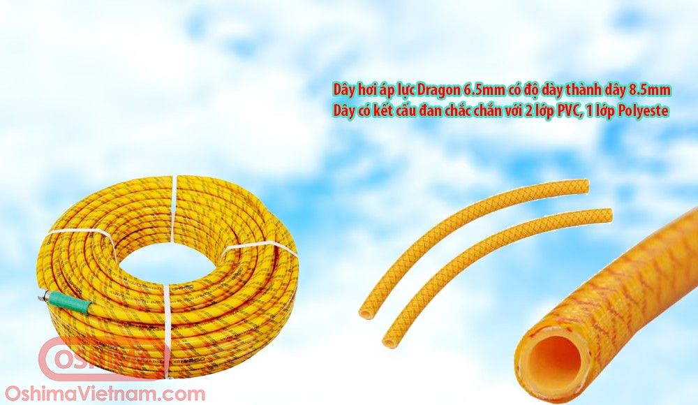 Dây hơi Dragon 8.5mm*50m