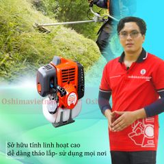 Máy cắt cỏ Oshima 541 cần rời chết