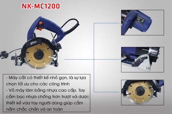 Máy cắt đá Nikawa NK-MC1200