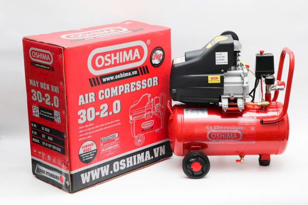 MÁY NÉN KHÍ CÓ DẦU / TRỰC TIẾP OSHIMA 2HP 30L