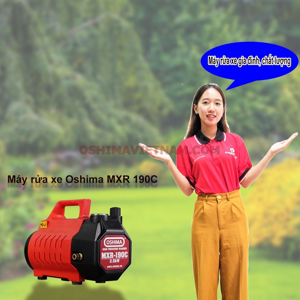 Máy rửa xe gia đình Oshima MXR 190 C