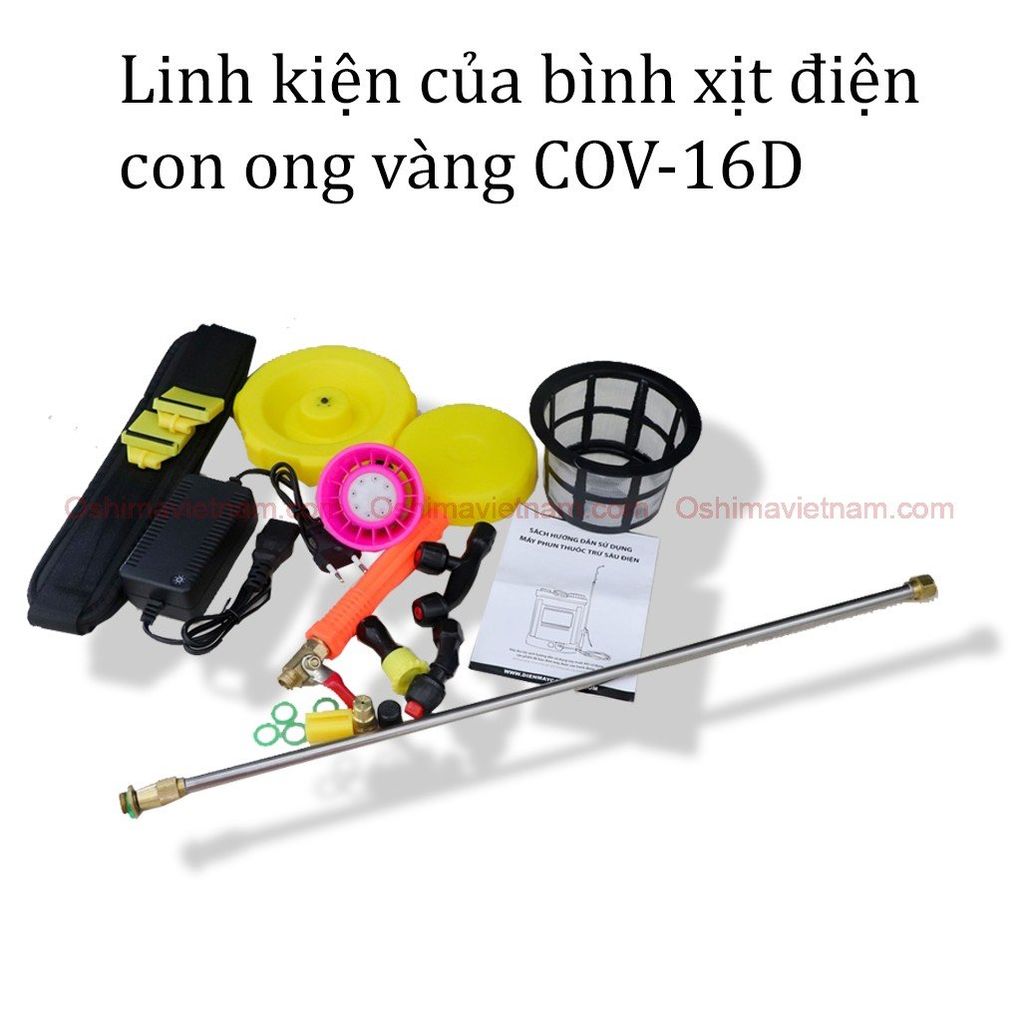 Bình xịt điện con ong vàng COV 16D