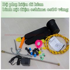 Bình xịt điện Oshima OS20 vàng