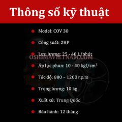 Đầu xịt con ong vàng COV 30