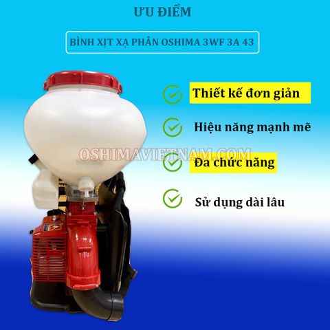 Bình xạ phân Oshima 3WF- 3A- 43