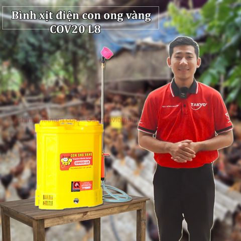 Bình xịt điện con ong vàng COV 20 L 8