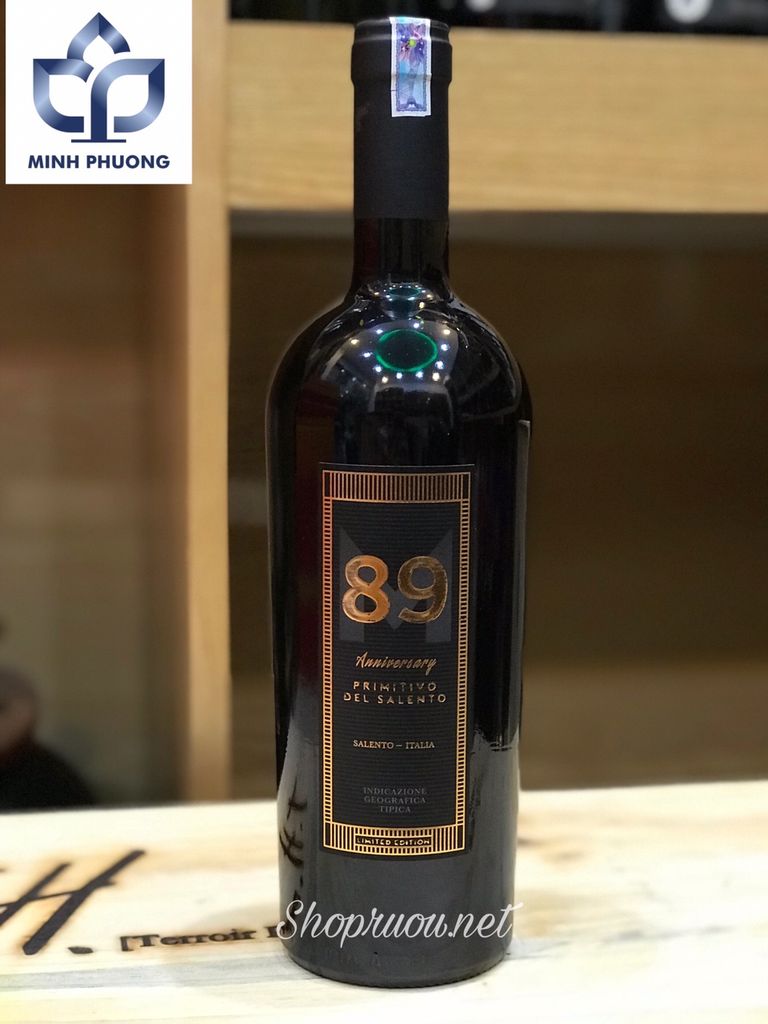 Rượu Vang Ý 89 Anniversary Primitivo