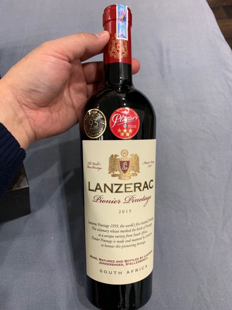 Rượu Vang Nam Phi LANZERAC Pionier Pinotage