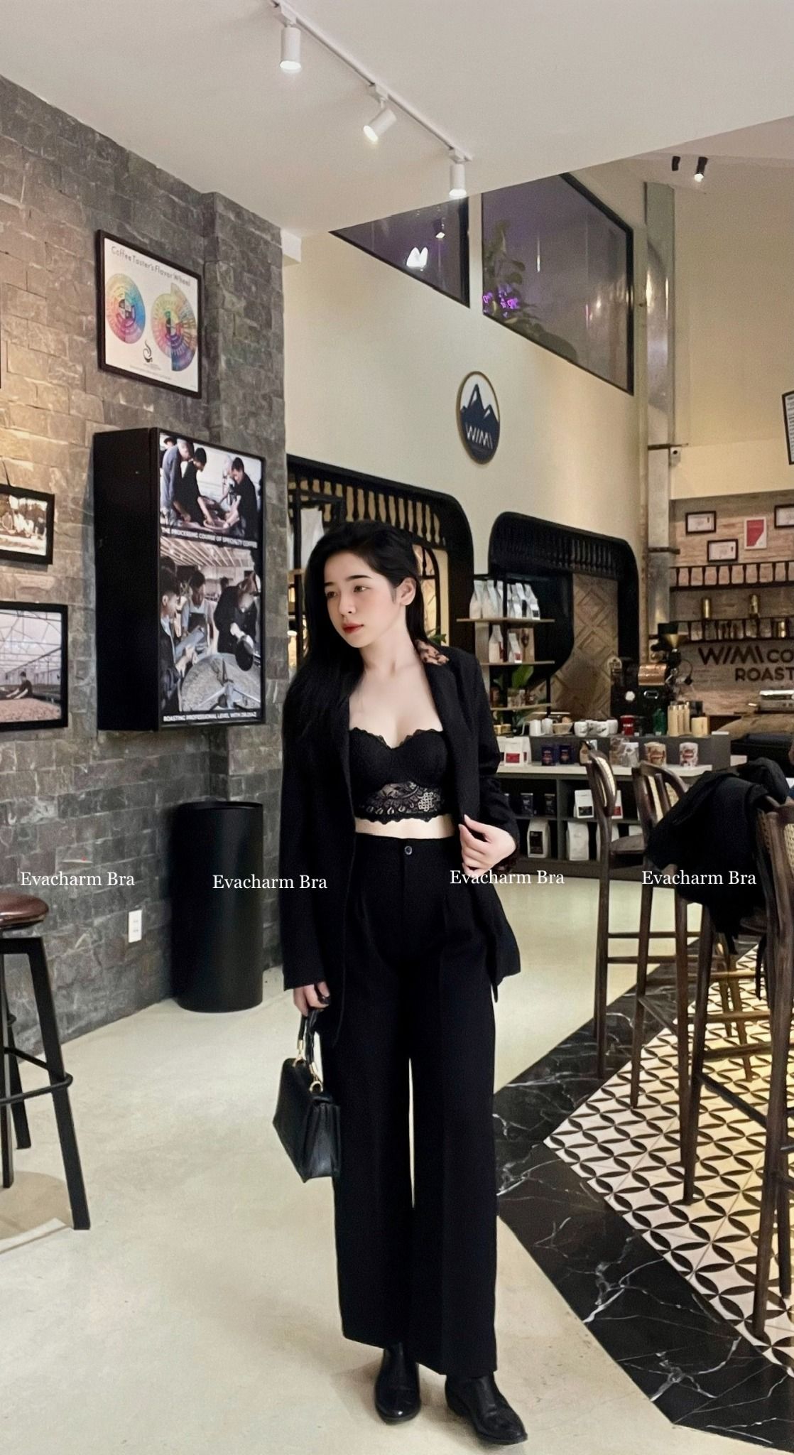 Áo Bralette kiểu corset cúp ngang vải ren sexy có gọng