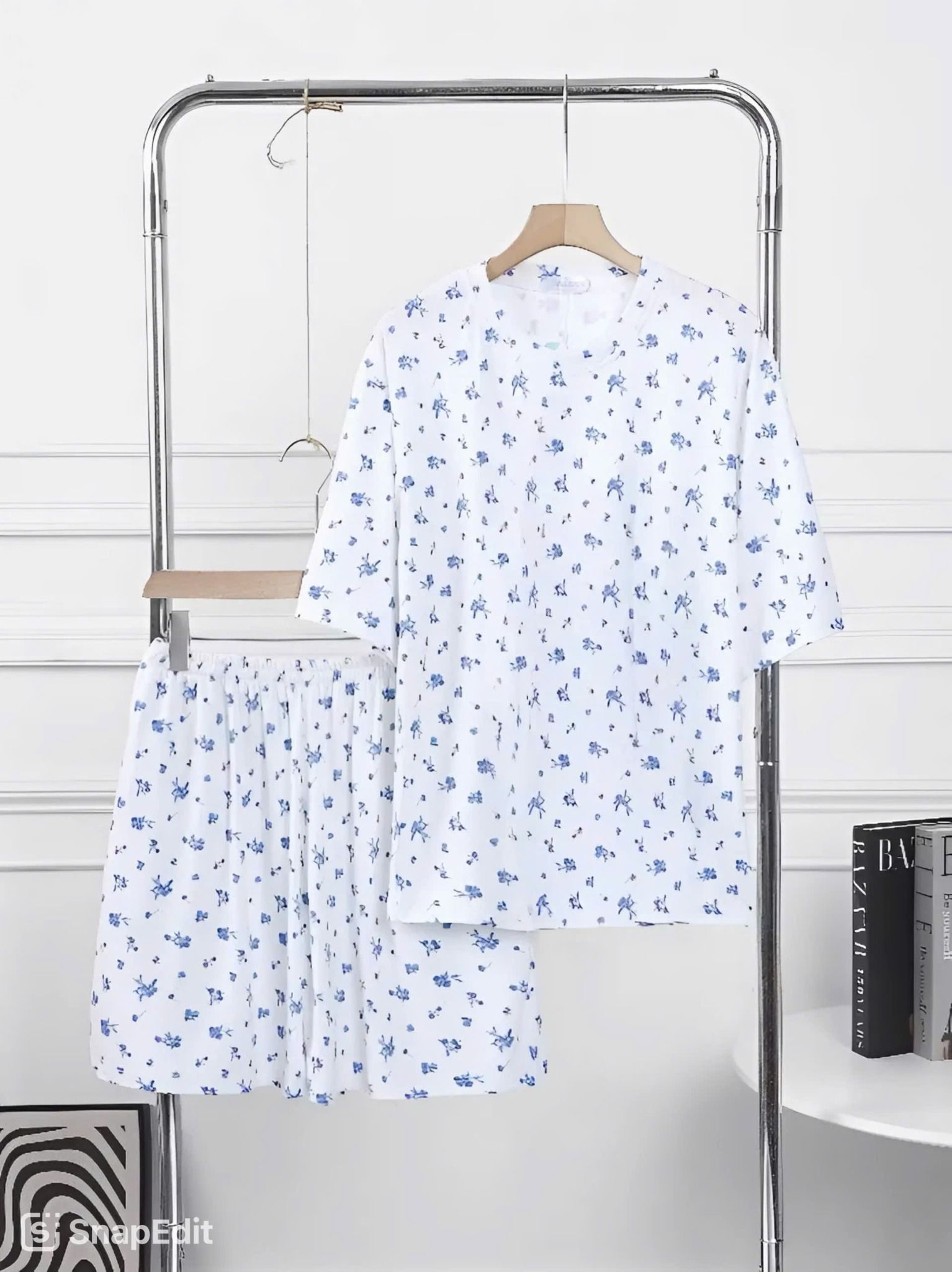 Bộ thun mặc nhà ngắn tay Form Unisex