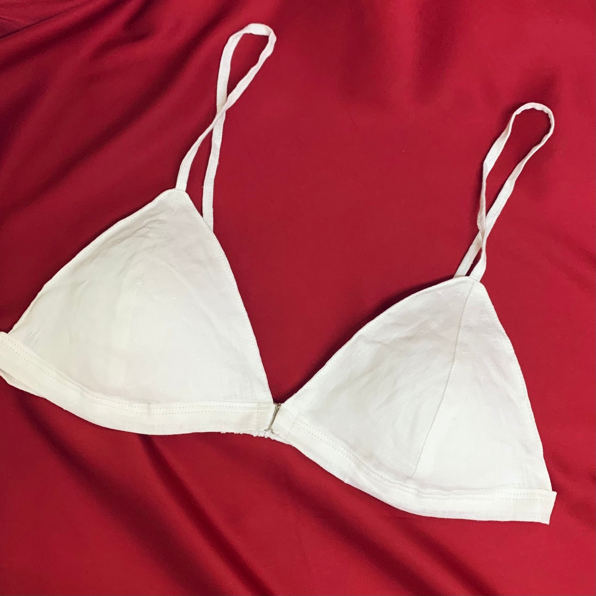 Áo Bra Evacharm linen tưng premium, gài trước freesize