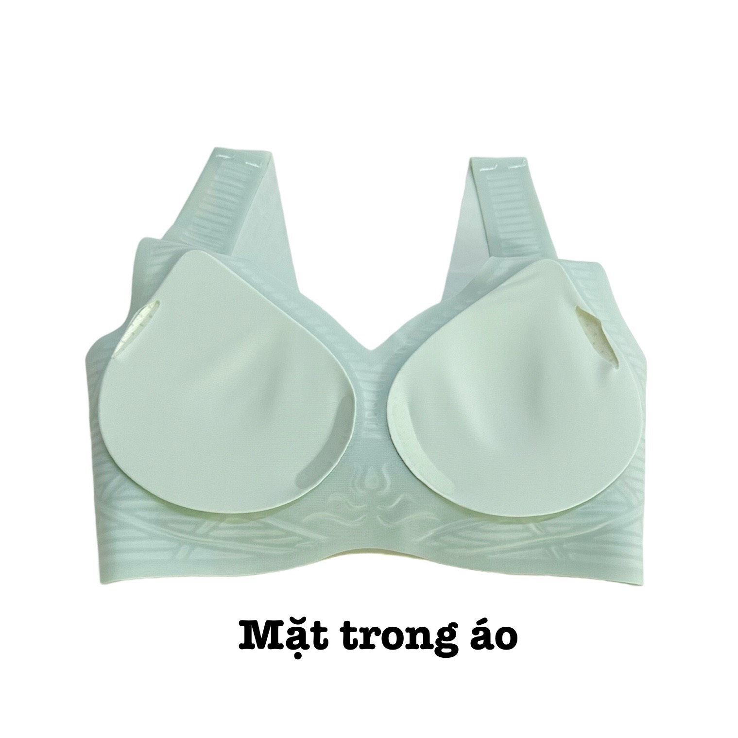 Áo lá bra vải su mỏng không gọng bản liền