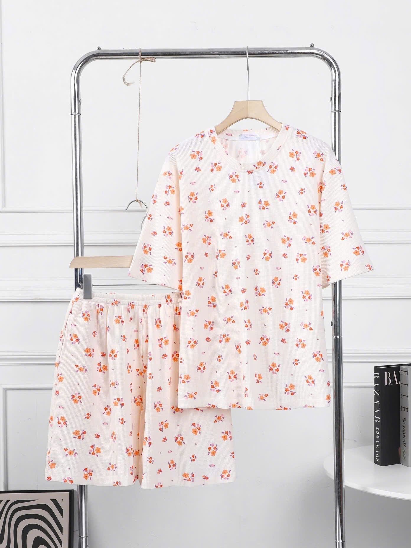 Bộ thun mặc nhà ngắn tay Form Unisex