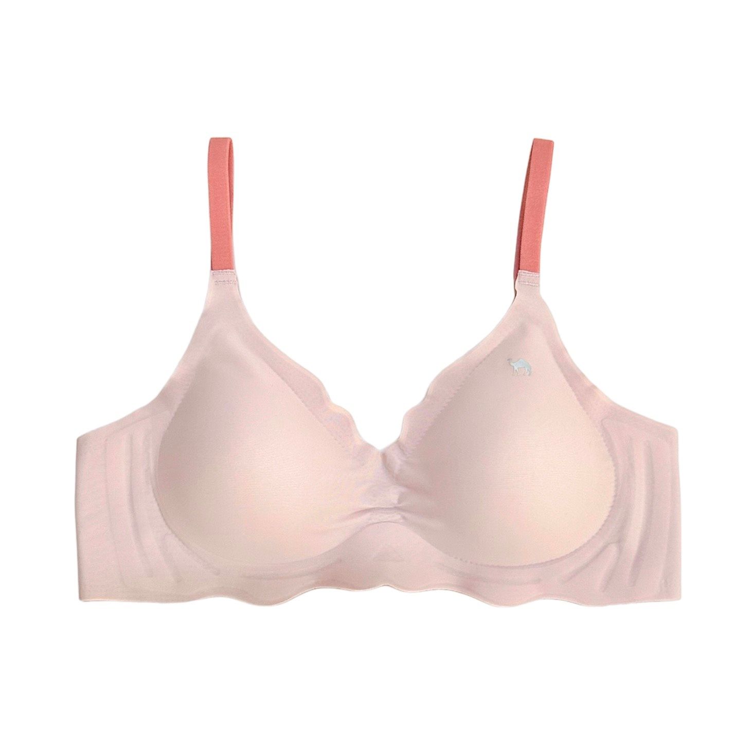 Áo Bra vải su Camel mỏng không gọng bản to 8cm