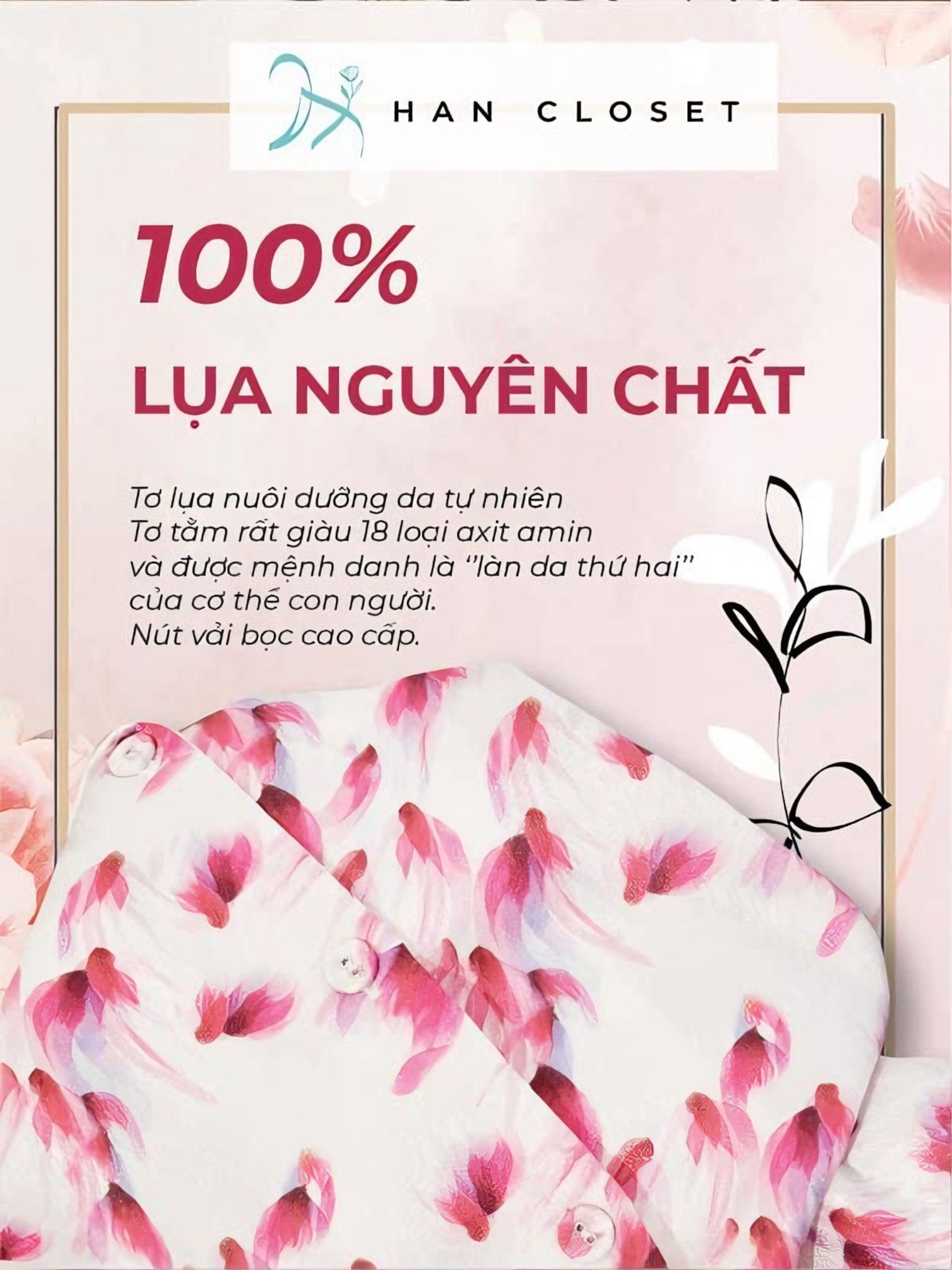 Bộ lụa pháp cao cấp mặc nhà tay ngắn quần dài