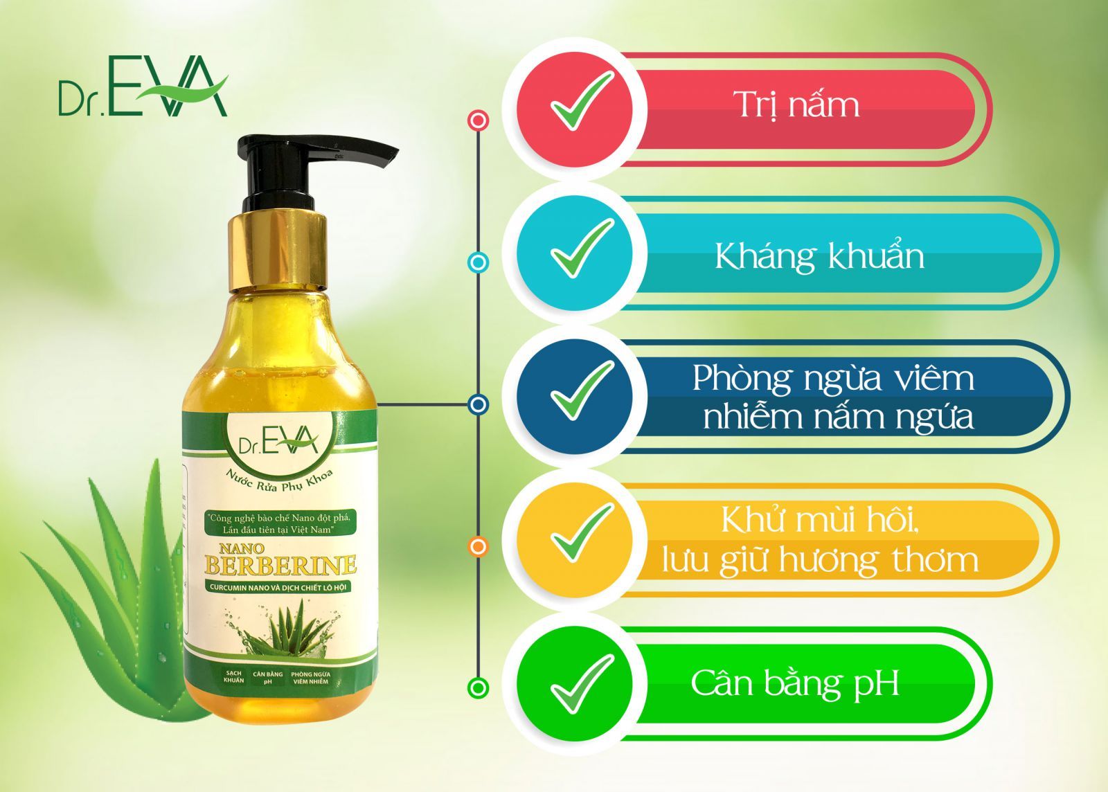 Dung dịch vệ sinh phụ nữ Dr.Eva 100ml