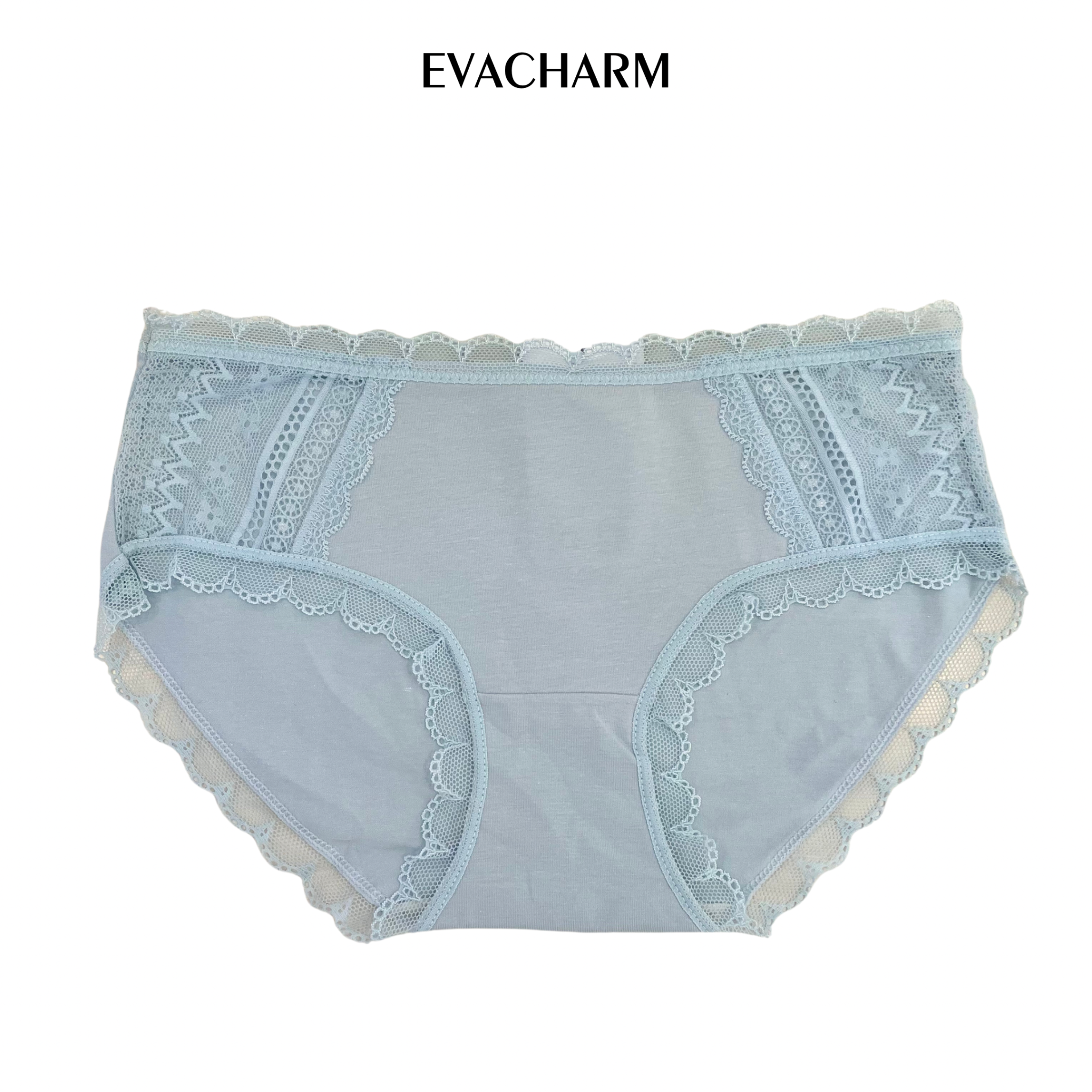 Quần lót Cotton viền ren lưng vừa