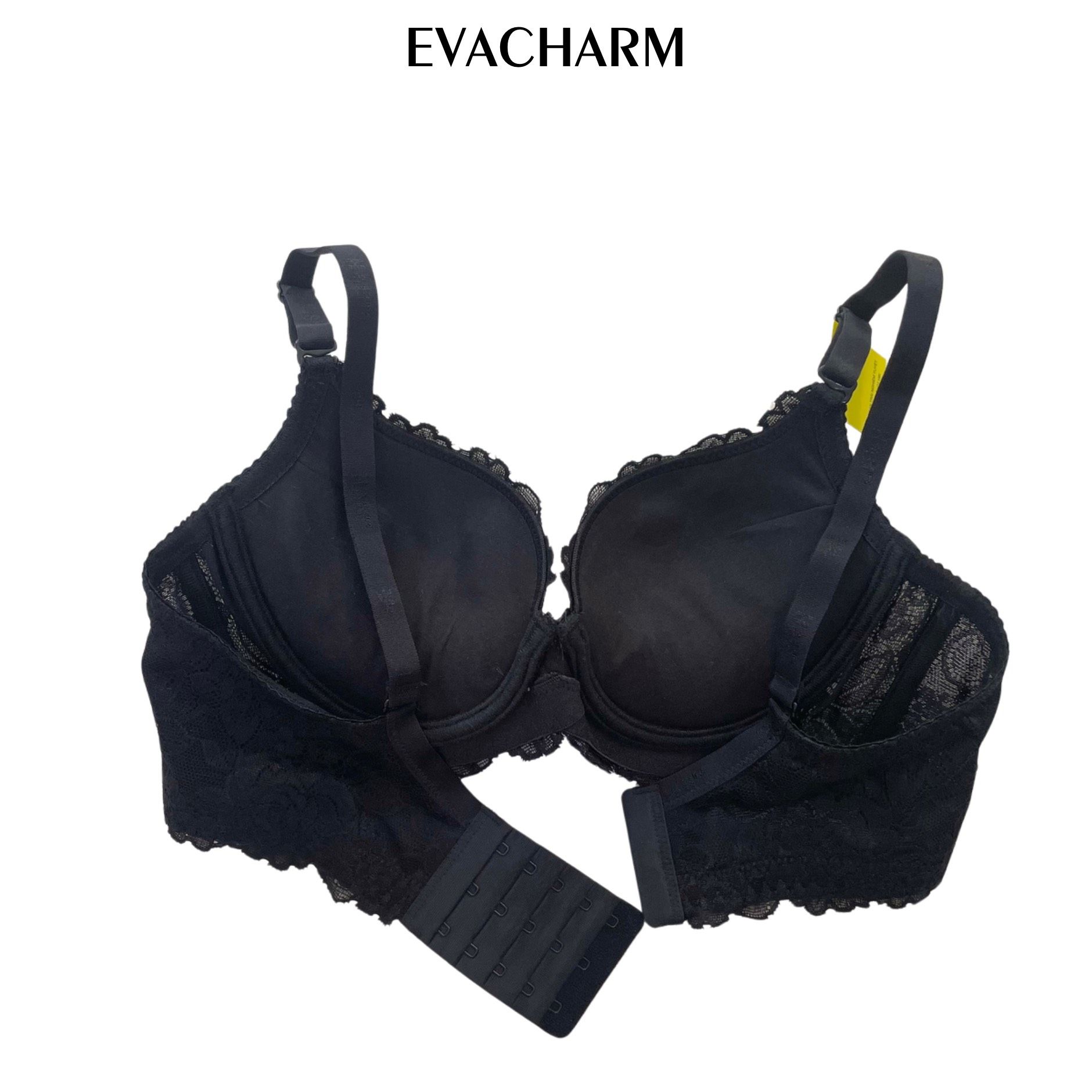 Áo ngực ren mút đệm vừa nâng ngực bản to 3 chấu cài