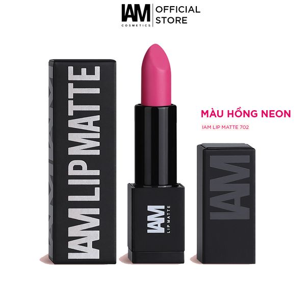  Son thỏi IAM LIP MATTE - Màu Hồng Neon - PINEON 702 