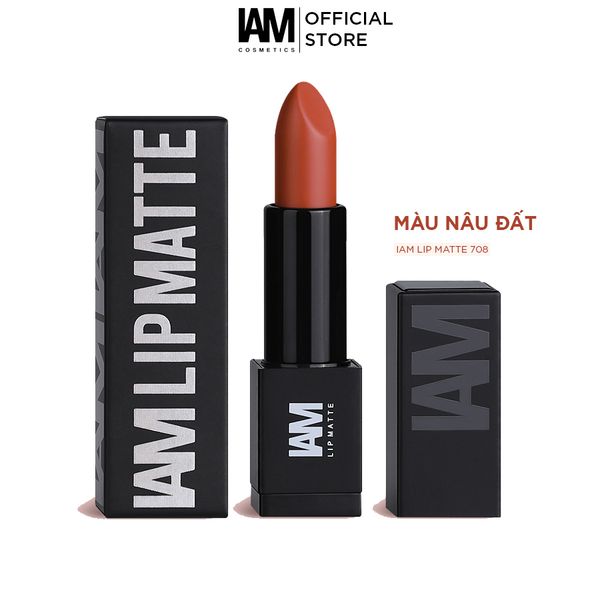  Son thỏi IAM LIP MATTE - Màu Nude Đất - MATTE ME NOT 708 