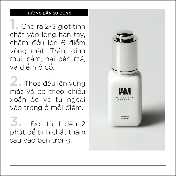  Tinh chất dưỡng ẩm bổ sung HA - IAM Hydrating Essence 