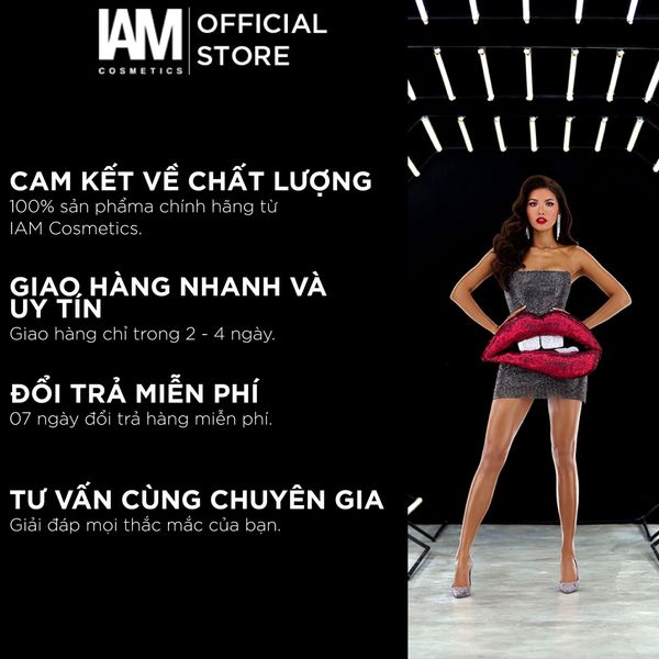  Son thỏi IAM LIP MATTE - Màu Đỏ Tươi - IAM WHAT IAM 707 