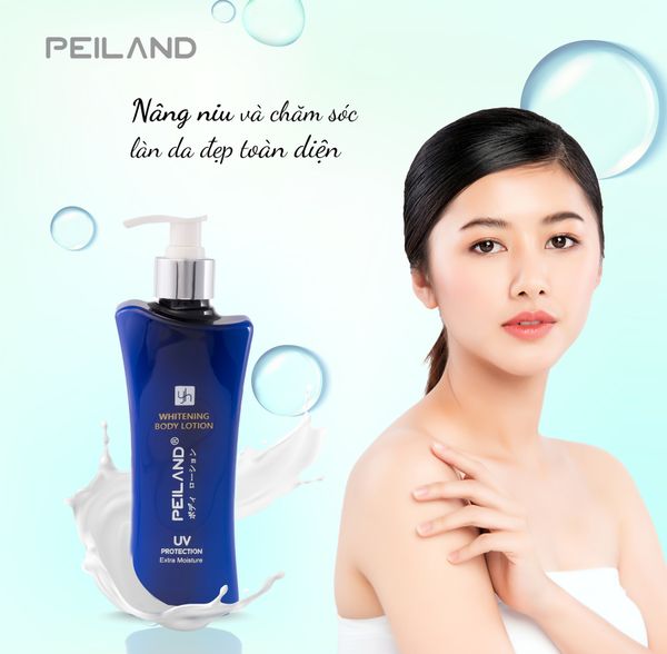  Sữa dưỡng thể Peiland trắng da Body Lotion (có vòi) 350ml 