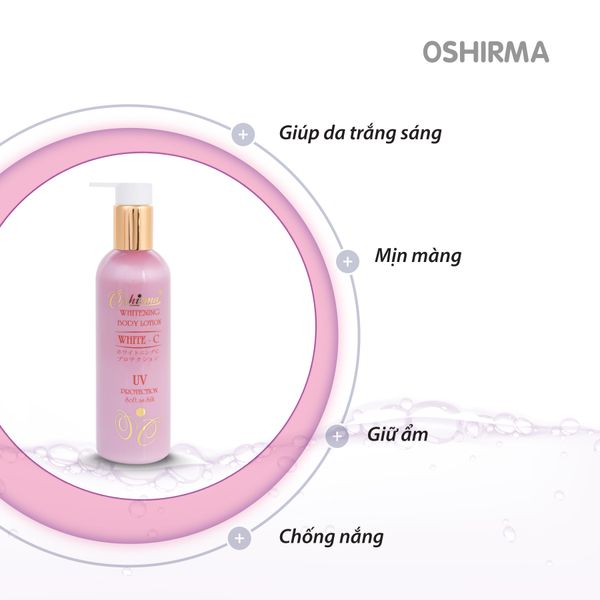  Sữa dưỡng thể sáng da chống nắng body lotion 320ml (các loại da) 