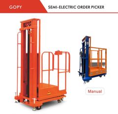 Thang nâng hàng siêu thị GOPY tải trọng 200kg nâng cao 2.7-6.5M