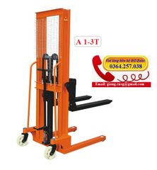 Xe nâng tay cao 1-3 tấn nâng cao 1.6m không phanh