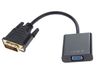 DVI-D 24+1 to VGA adapter 1080P