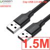 Cáp USB 2.0 male to male 0.25M 0.5M 1M 1.5M 2M 3M UGREEN