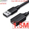 Cáp nối dài USB 2.0 AM-AF UGREEN 24K 0.5M 1M 2M 3M  5M