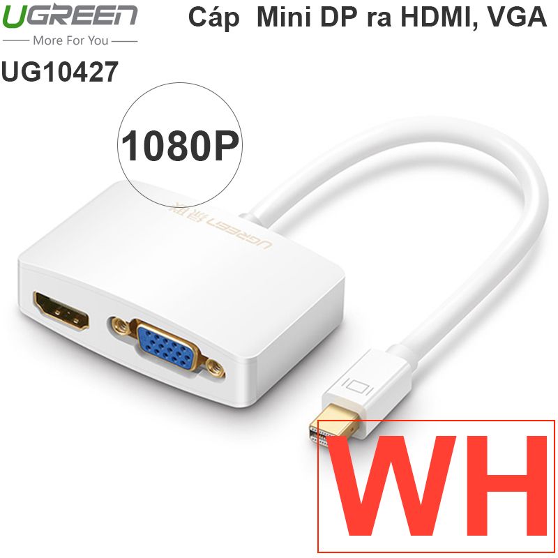  Mini DisplayPort to VGA + HDMI Ugreen 10427 