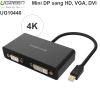 Mini Displayport to HDMI DVI VGA Ugreen 10440 hỗ trợ 4K