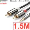 Cáp Audio 3.5mm to 2 RCA UGREEN mạ vàng 24k 1.5M 2M 3M 5M