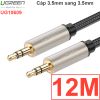 Cáp audio 3.5mm UGREEN mạ vàng 24K 0.5M 1M 1.5M 2M 3M 5M 8M 10M 12M 15M 20M (tròn bọc lưới)