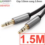  Cáp Audio 3.5mm Ugreen 0.5M 1M 1.5M 2M 3M 5M dây mỏng dẹp 