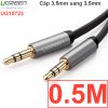 Cáp Audio 3.5mm Ugreen 0.5M 1M 1.5M 2M 3M 5M dây mỏng dẹp