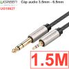 Cáp âm thanh audio 3.5mm sang 6.5mm Ugreen 0.5M 1M 1.5M 2M 3M 5M 8M 10M