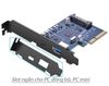 Card PCI-E 4X ra 1 USB 3.0 5Gbps 1 USB 3.1 Type C Gen 2 10Gbps UGREEN 30774