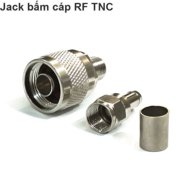 Jack RF TNC Connector đấu dây cho thiết bị kích sóng Angten WIFI (1 chiếc)