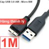 Cáp USB 3.0 AM sang Micro BM ổ cứng di động Samsung Not 3 0.5M 1M Western Digital