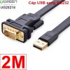 Cáp USB to DB9 RS232 Ugreen chíp FTDI-FT232  1M 1.5M 2M 3M