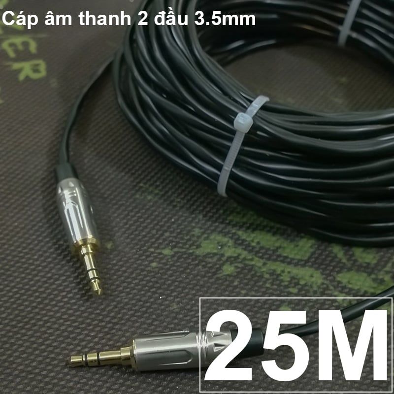  Cáp audio 2 đầu 3.5mm AUX Coraon jack 3.5mm LCS3G cáp NC-2B2AT 10M 15M 20M 25M 30M 40M 50M 