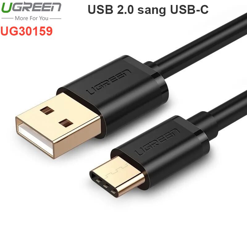 Cáp USB-C 2.0 sạc và dữ liệu Điện thoại Smartphone TAB cổng 1M Ugreen 30159