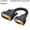Cáp chuyển DVI 24+5 to VGA 15cm Ugreen 30499