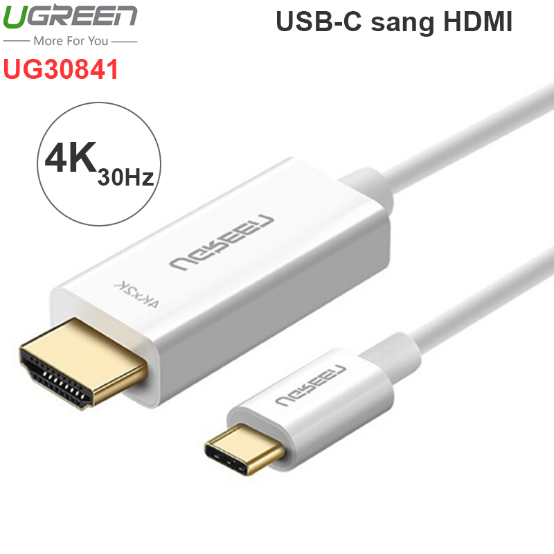 Cáp USB-C ra HDMI 4K30Hz 1.5 mét UGREEN 30841